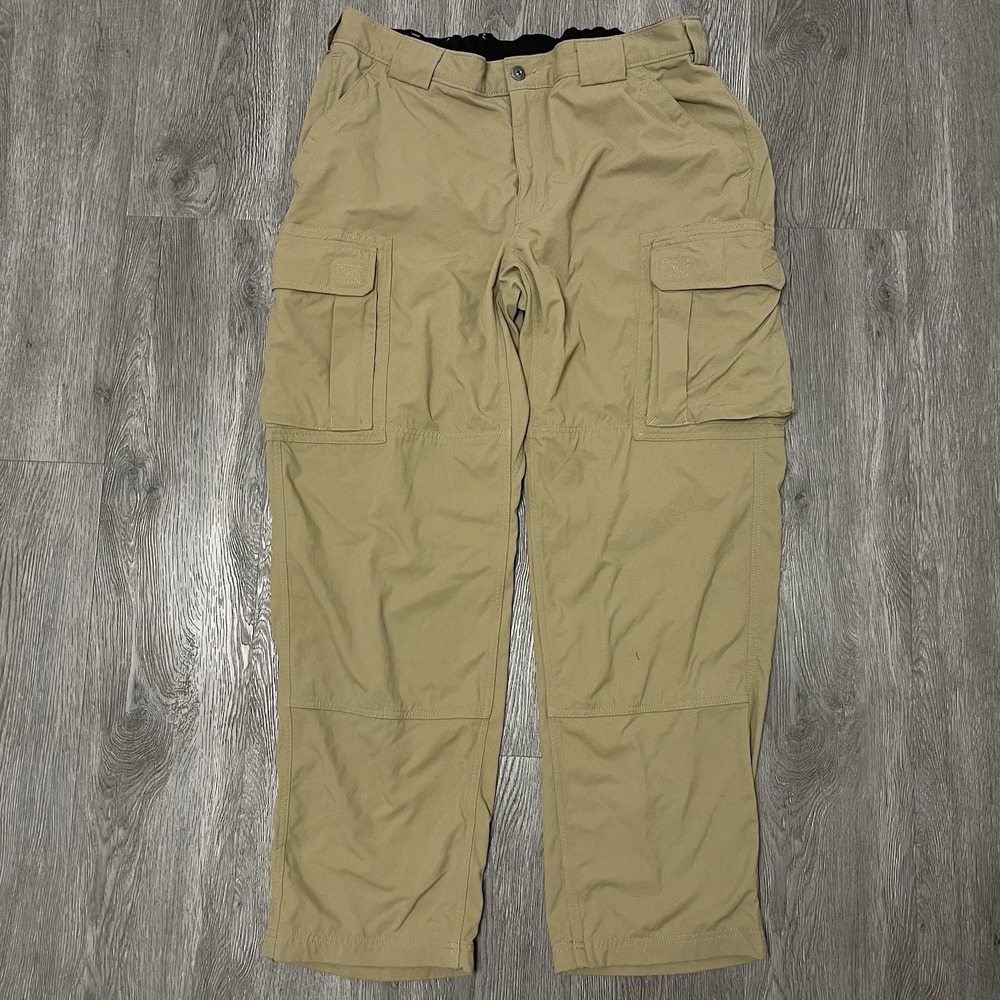 Duluth Trading Pants Men's X-Large Flex Dry On The Fly Cargo Nylon Hiking Work